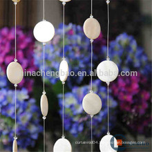 Home decoration partition seashell beaded curtain